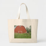 Grande grange rouge sacs en toile