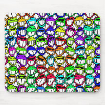 Grande grimace Mousepad Tapis De Souris