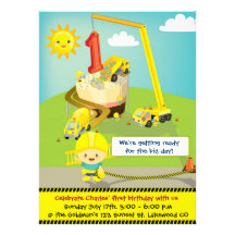 Grande invitation d'anniversaire de jour