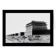 Grande Muraille de la Chine à Pékin 1918 Carte De Vœux