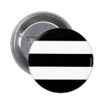 Grandes rayures noires et blanches badges