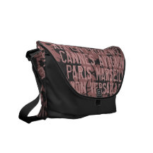 Grandes villes de rose sale grunge urbain de la Fr Sacoches