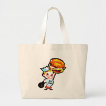 Grands hamburgers de champion sacs