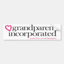 Grands-parents incorporés autocollant pour voiture
