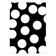 Grands points en noir et blanc. cartes de visite professionnelles