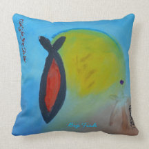 Grands poissons coussin