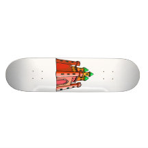 Graphique de château de perspective skateboards personnalisés