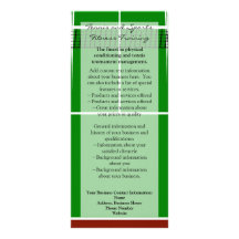 Graphique de disposition de court de tennis cartes doubles customisables