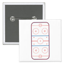 graphique de piste de hockey sur glace pin's avec agrafe