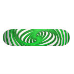 Graphiques en spirale verts et blancs : Planche à 