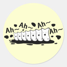 Grappig koor ronde stickers