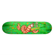 Grappige Aërobe Zeekreeft Skateboards