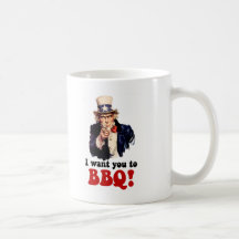 Grappige barbecue koffie mok