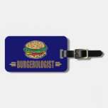 Grappige Cheeseburger Bagage Label