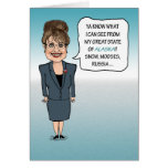 Grappige de verjaardagskaart van Sarah Palin