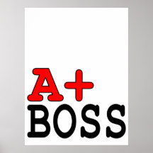 Grappige Giften voor Werkgevers: A+ Werkgever Plaat
