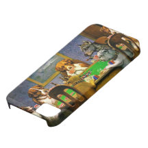 Grappige Honden die het Geval van de Pook spelen iPhone 5 Cover