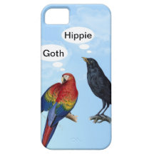 Grappige iphone van de Hippie van de gothic 5 hoes iPhone 5 Case-Mate Hoesje