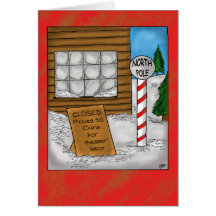 Grappige Kerstkaarten: Het Bewegen zich van Arctic