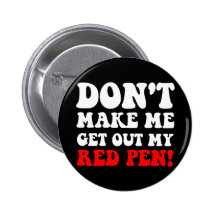 Grappige leraar button