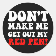 Grappige leraar stickers