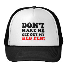 Grappige leraar trucker pet