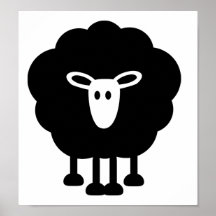 Grappige schapen posters
