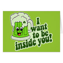 Grappige St Patricks Dag het Iers Wenskaart