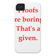 grappige wiskundegrap iPhone 4 case