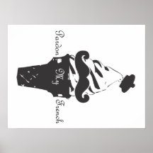 gratie mijn Frans poster