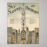 Gratte-ciel de Philadelphie Affiches