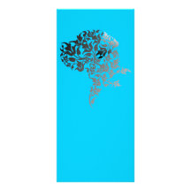 Grau Verlauf Doggenkopf Double Carte En Couleur