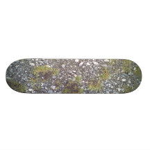 Gravier et herbe plateau de skate