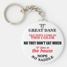 Great dane die Antwoorden lopen Sleutelhanger