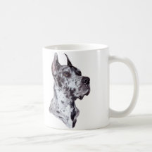 Great dane Merle cultivé Tasse À Café