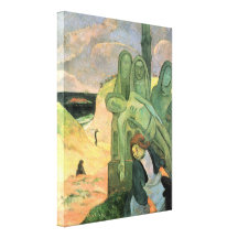Green Christ by Paul Gaugin - Post Impressionist Gallery Wrapped Canvas