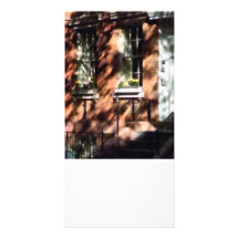 Greenwich Village de boîtes de fenêtre Photocarte Customisée