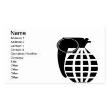 Grenade Cartes De Visite Professionnelles