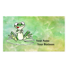 Grenouille Carte De Visite