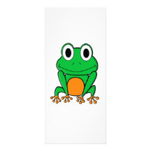 Grenouille Carte Double