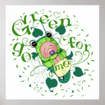 Grenouille de l'environnement de jour de la terre posters