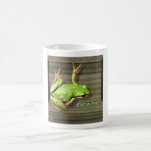 Grenouille de paix tasses à café