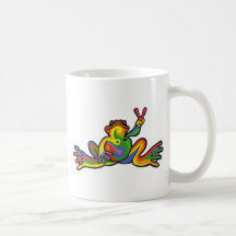 Grenouille de paix tasses à café