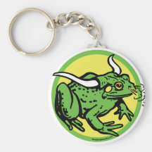 Grenouille de Taureau par des studios de Mudge Porte-clé