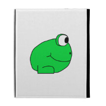Grenouille mignonne étui iPad folio