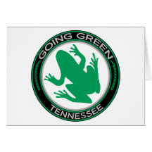 Grenouille verte allante du Tennessee Carte