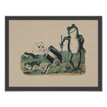 Grenouille vintage art photographique