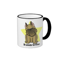 Griffon cultivé par étoile de Kawaii Bruxelles Mugs