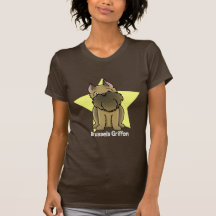 Griffon cultivé par étoile de Kawaii Bruxelles T-shirt