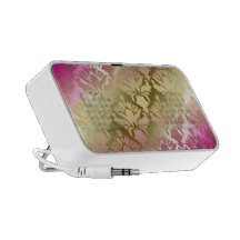 Griffonnage 311 rose d'or fascinant haut-parleur mp3